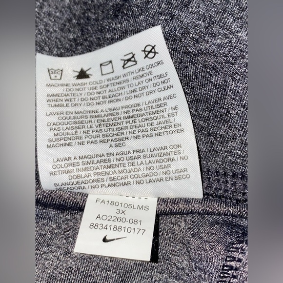 Nike‎ One Dri Fit High Rise Legend 2.0 Leggings Athleisure Gym Workout Women 3X - Picture 5 of 7